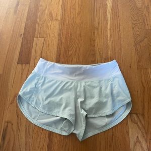 Lululemon speed shorts